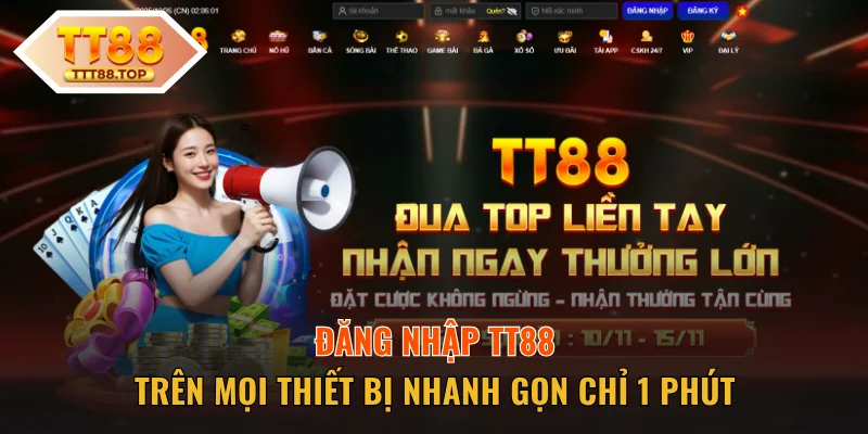 Đăng Nhập TT88 Trên Mọi Thiết Bị Nhanh Gọn Chỉ 1 Phút