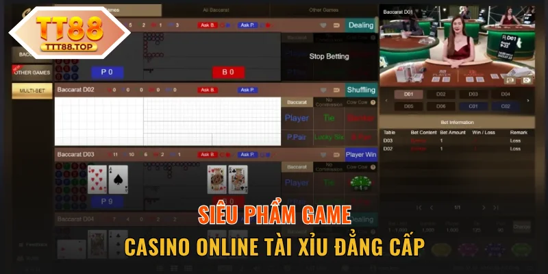 Siêu phẩm game casino online Tài Xỉu